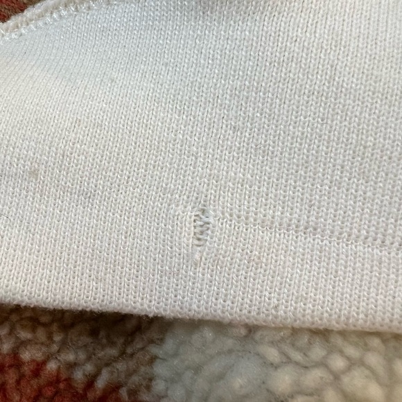 BiBi Plaid Teddy Bear Fleece Crewneck Sweatshirt. Size XL. - Picture 12 of 12